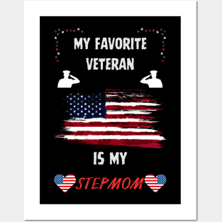 veteran stepmom Posters and Art